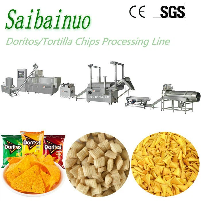 Doritos Tortilla Twin Screw Extruder Production Line