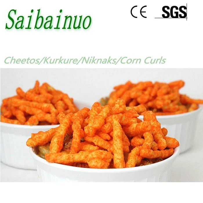 Puffed Corn Cheetos Kurkure Extruder Machine
