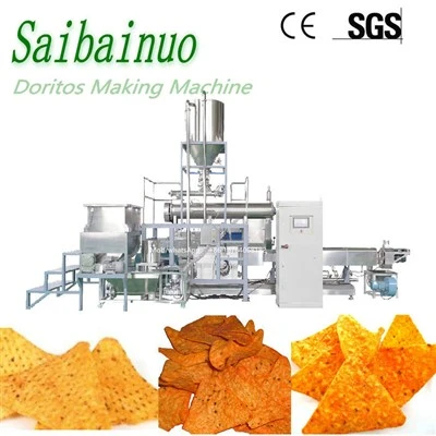 Otomatik Fri Nacho Chip Mayi Tortilla Chips Fè Machin