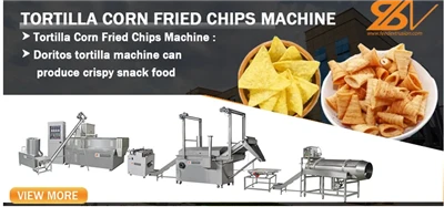 Tortilla Chips fè machin totalman otomatik mayi Chips goute machin