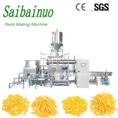 Macaroni extruder machin sèk pasta pwodiksyon liy